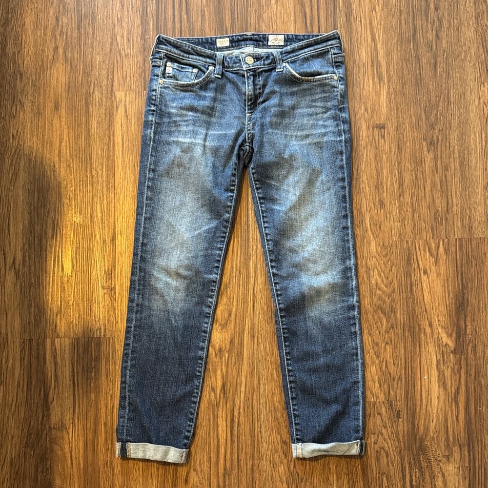 AG Adriano Goldschmied Cigarette Roll-Up Jeans